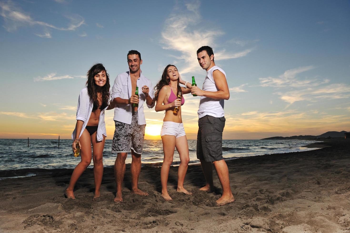 beach party view photo