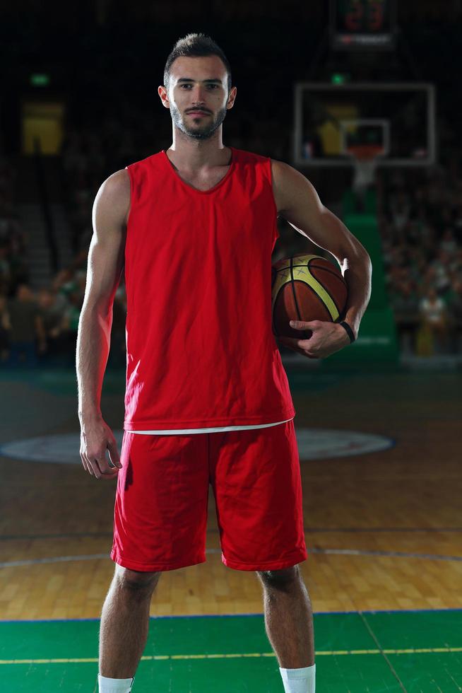 Basketball player portrait photo