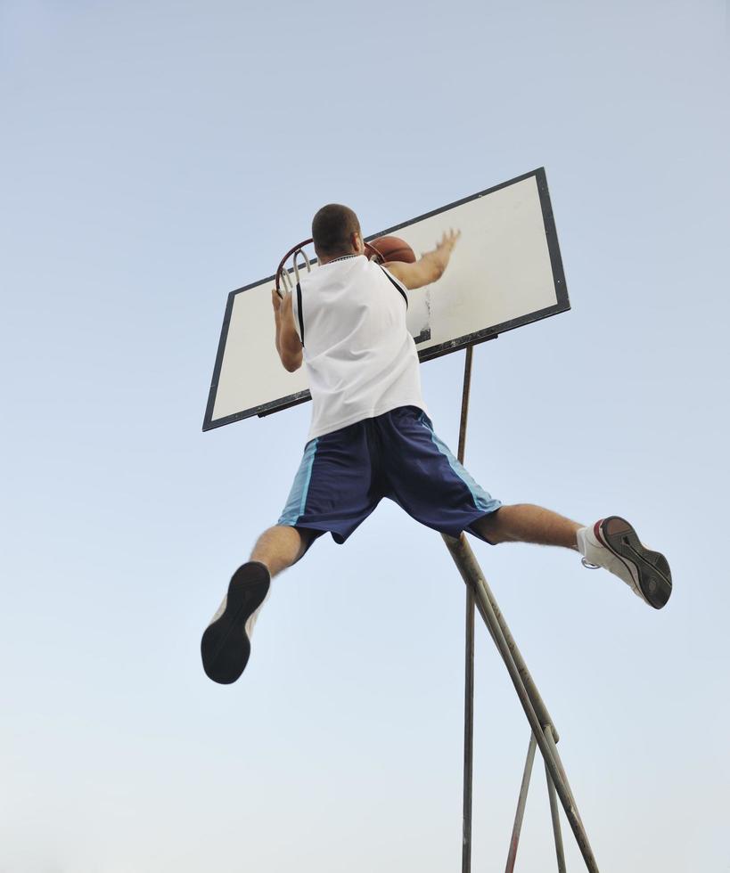 Basketball player view photo