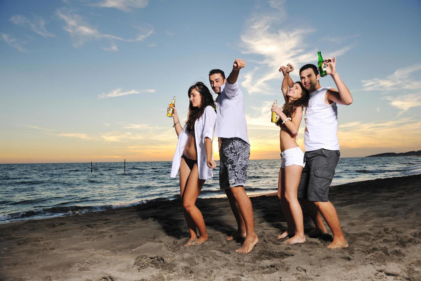 beach party view photo