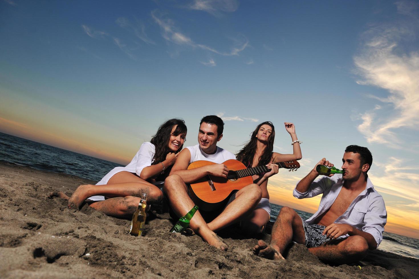 beach party view photo