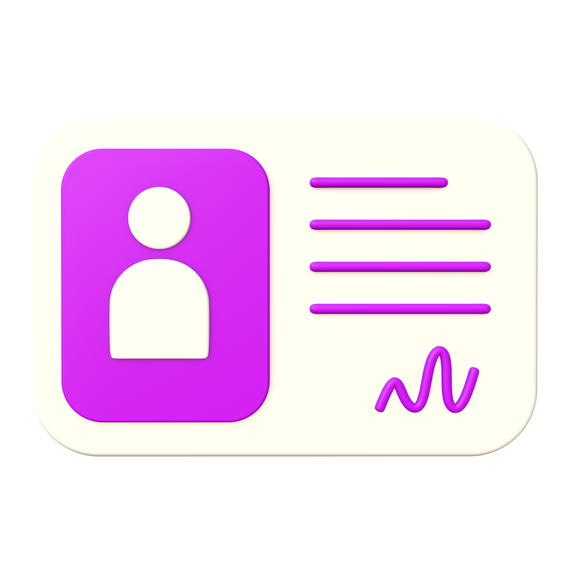 Transparent Id Card
