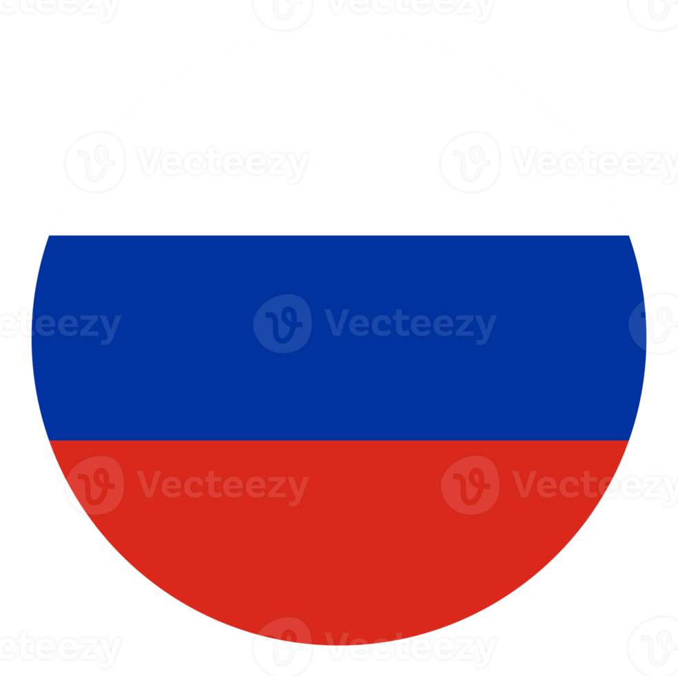 Russia emblem on Russian Federation flag design on Russia