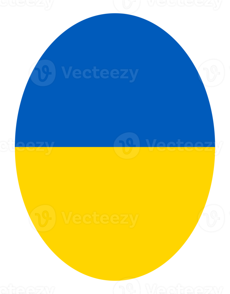 bandeira da ucrânia em forma de coração, país da europa. formato png