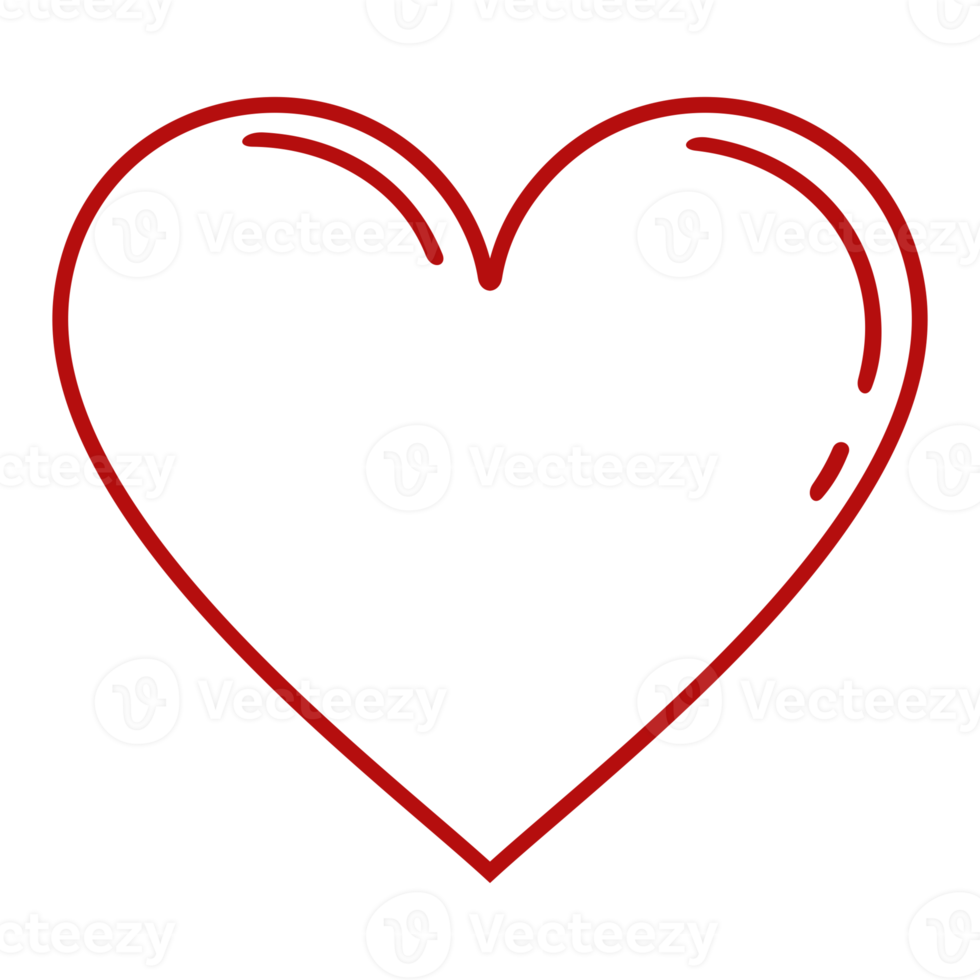 Heart-Shaped. Love Icon Symbol for Pictogram, App, Website, Logo or