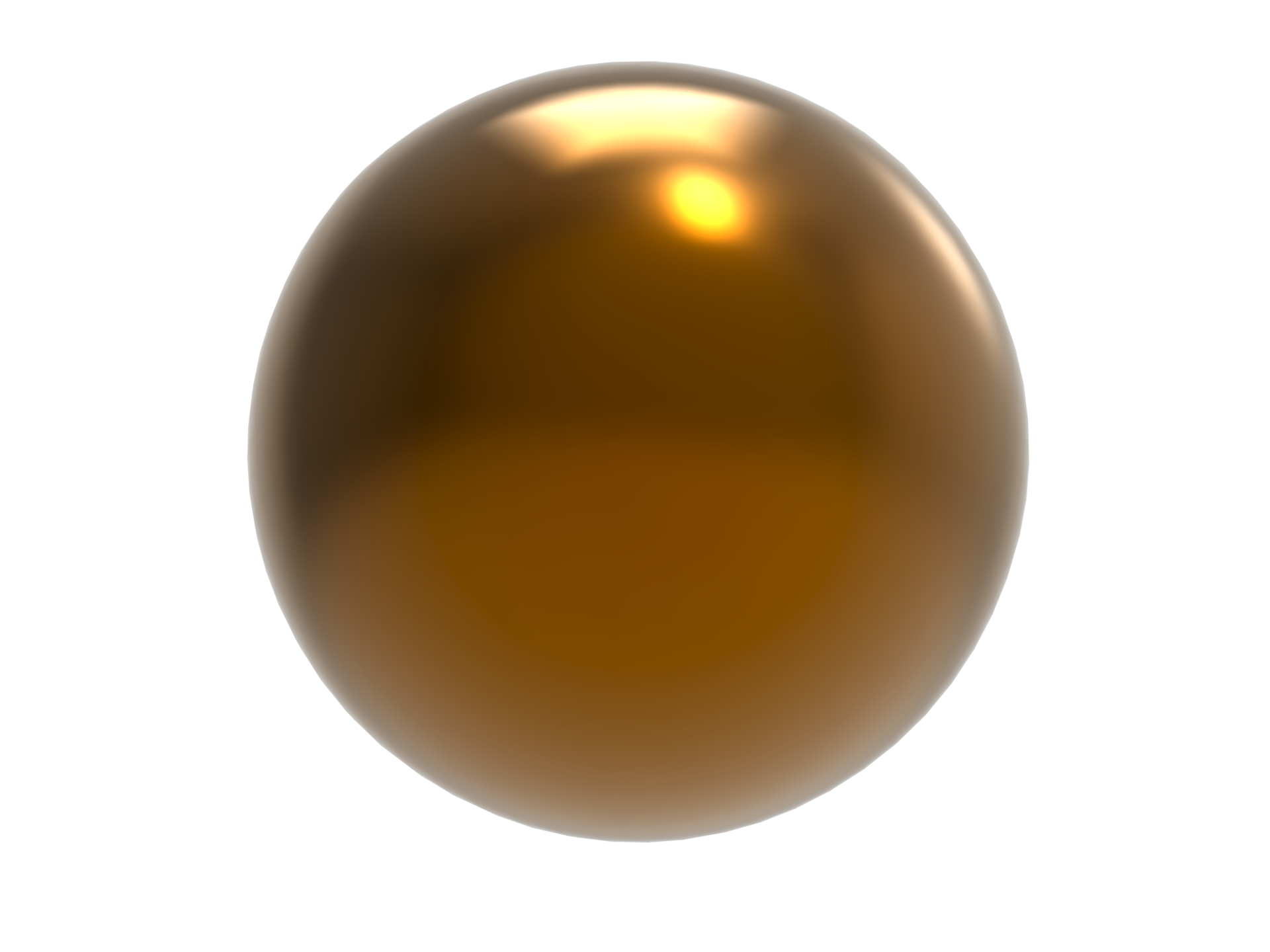 Brass metal sphere. 12658409 PNG