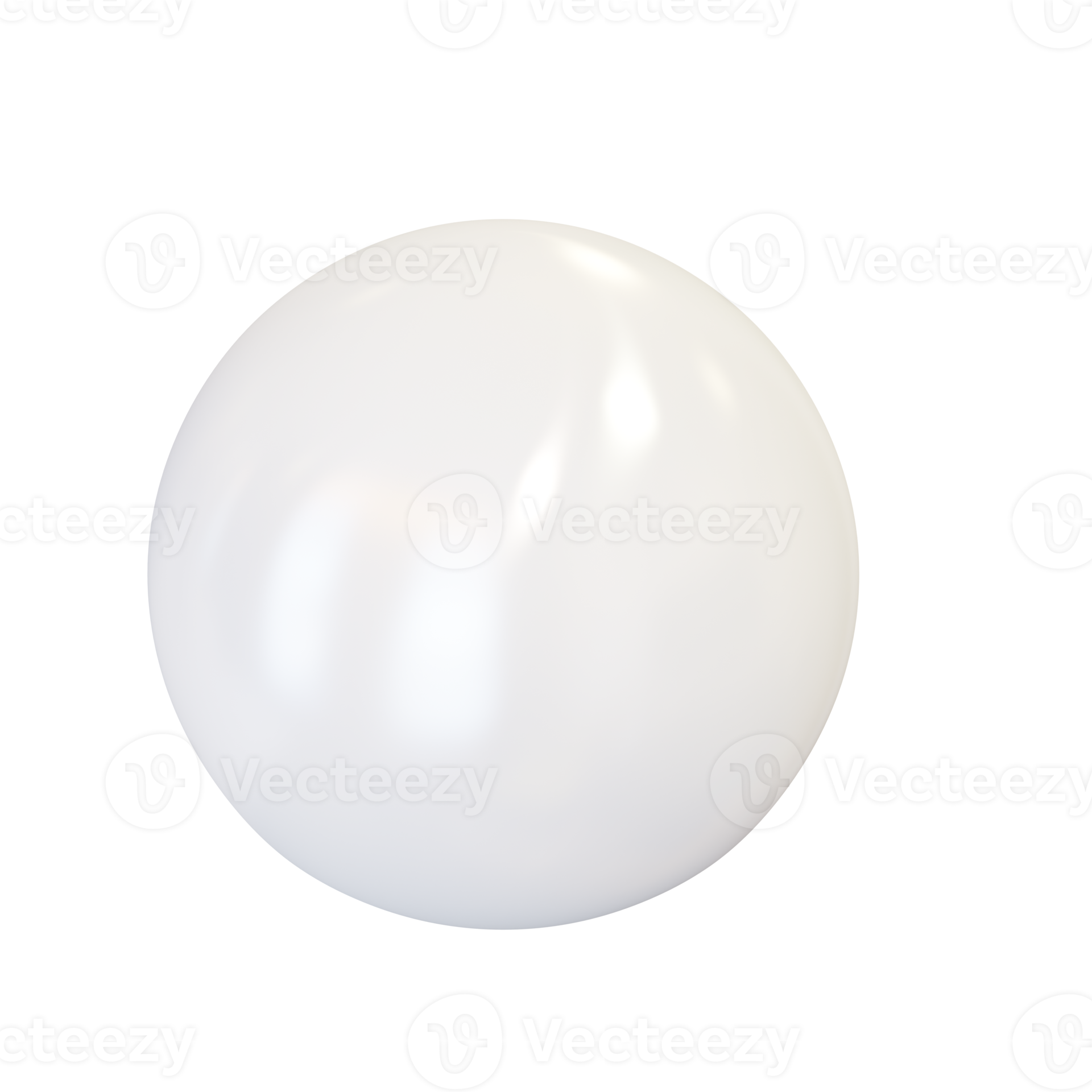 bianca plastica sfera. 12658426 PNG