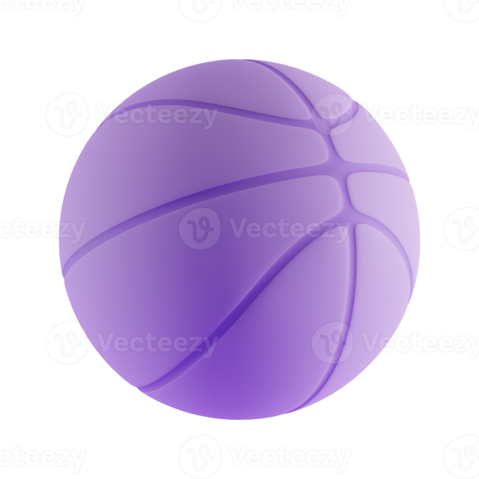 Basketball 3D-Symbol, 3D-Renderkonzept png