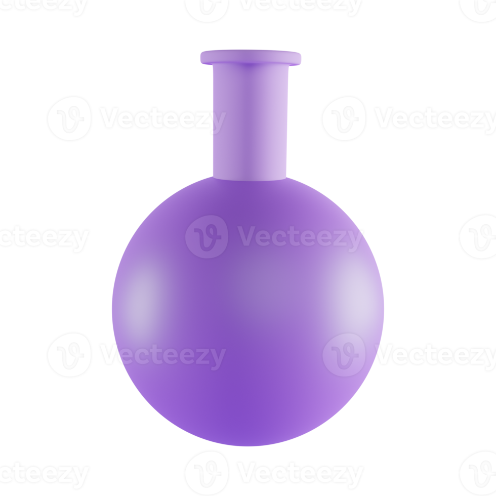 Chemie 3D-Symbol, 3D-Renderkonzept png