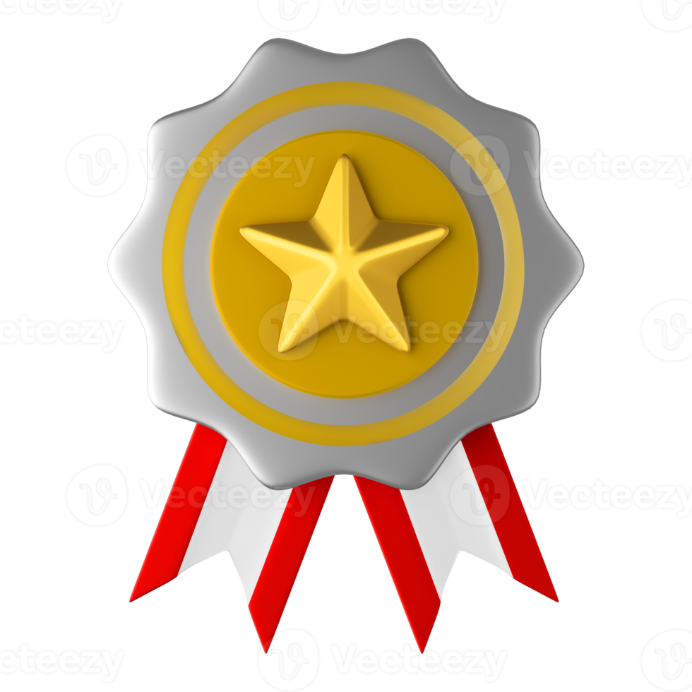 Medal Star Awards 3D png