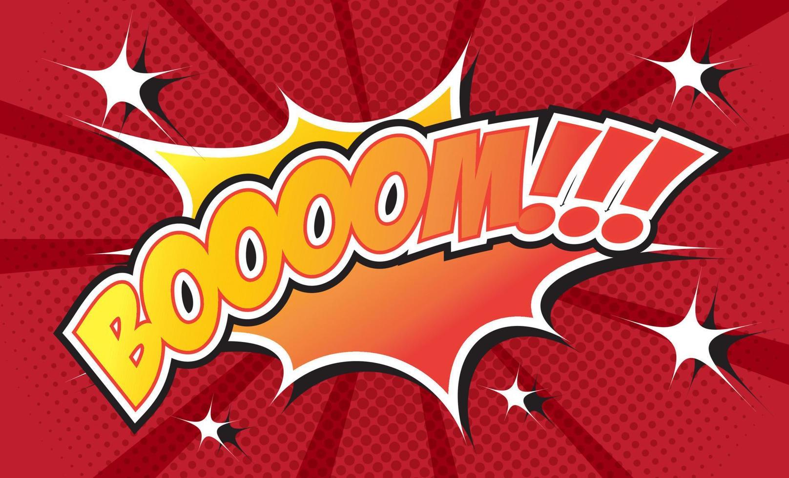 the Boom Background vector