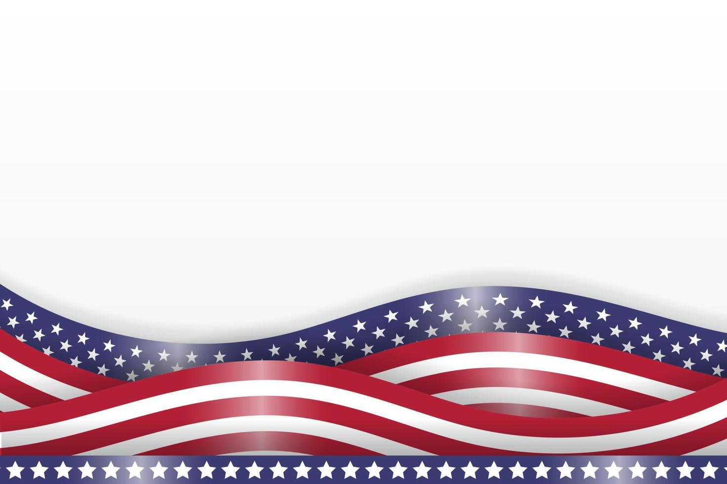 USA Country Patriotic Background. - Vector. vector