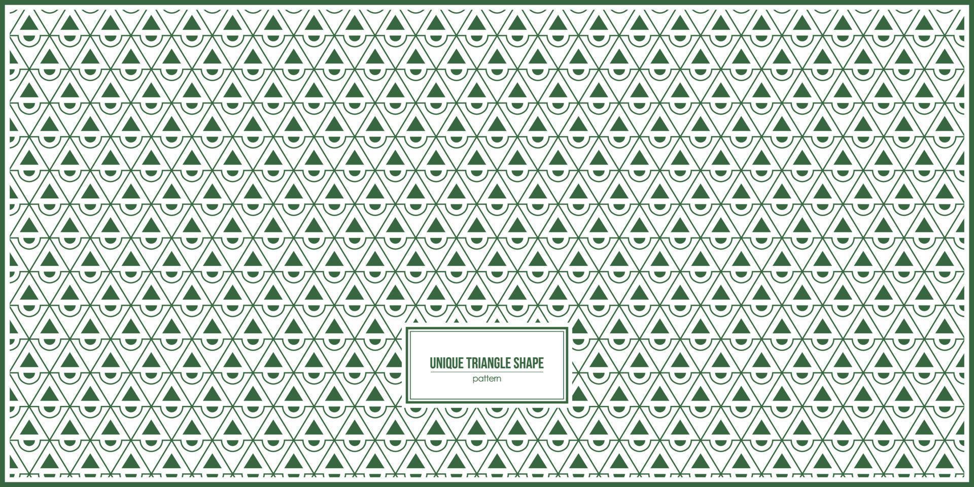unique triangle shape pattern design vector