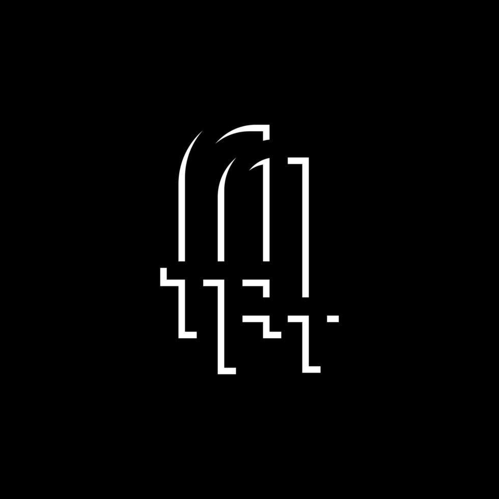 moderno inicial aa logo carta concepto de diseño simple y creativo vector