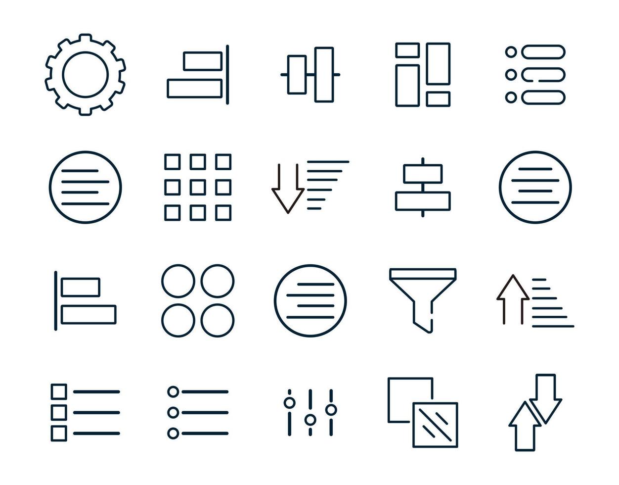 Simple skeleton symbol icon vector outline