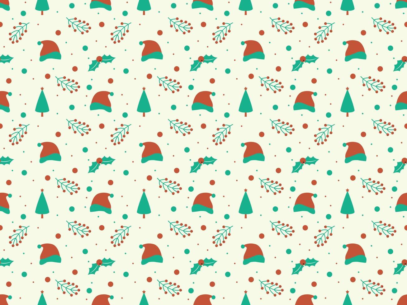 merry christmas pattern seamless backdrop wallpaper cartoon vector new year background template art