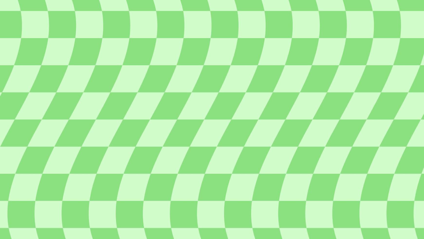 aesthetic green distorted checkerboard, checkers wallpaper illustration, perfect for backdrop, wallpaper, background, banner vector