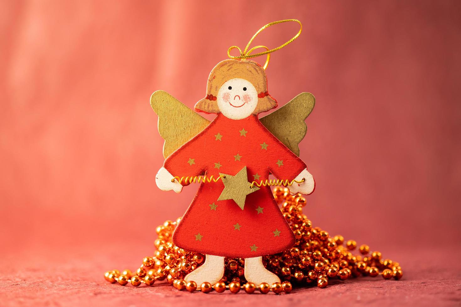 Decorative angel for the Christmas tree photo