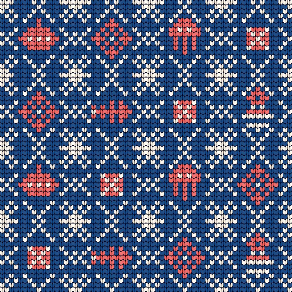 Grandma knitting pattern for Ugly Sweater vector