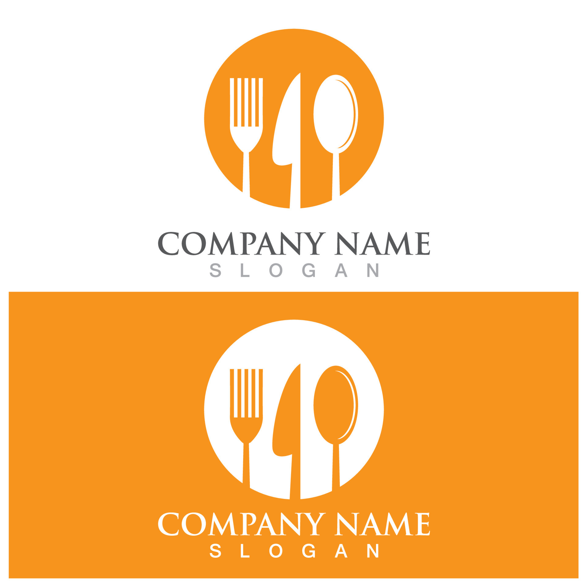 fork and spoon logo and vector template 12660490 Vector Art at Vecteezy