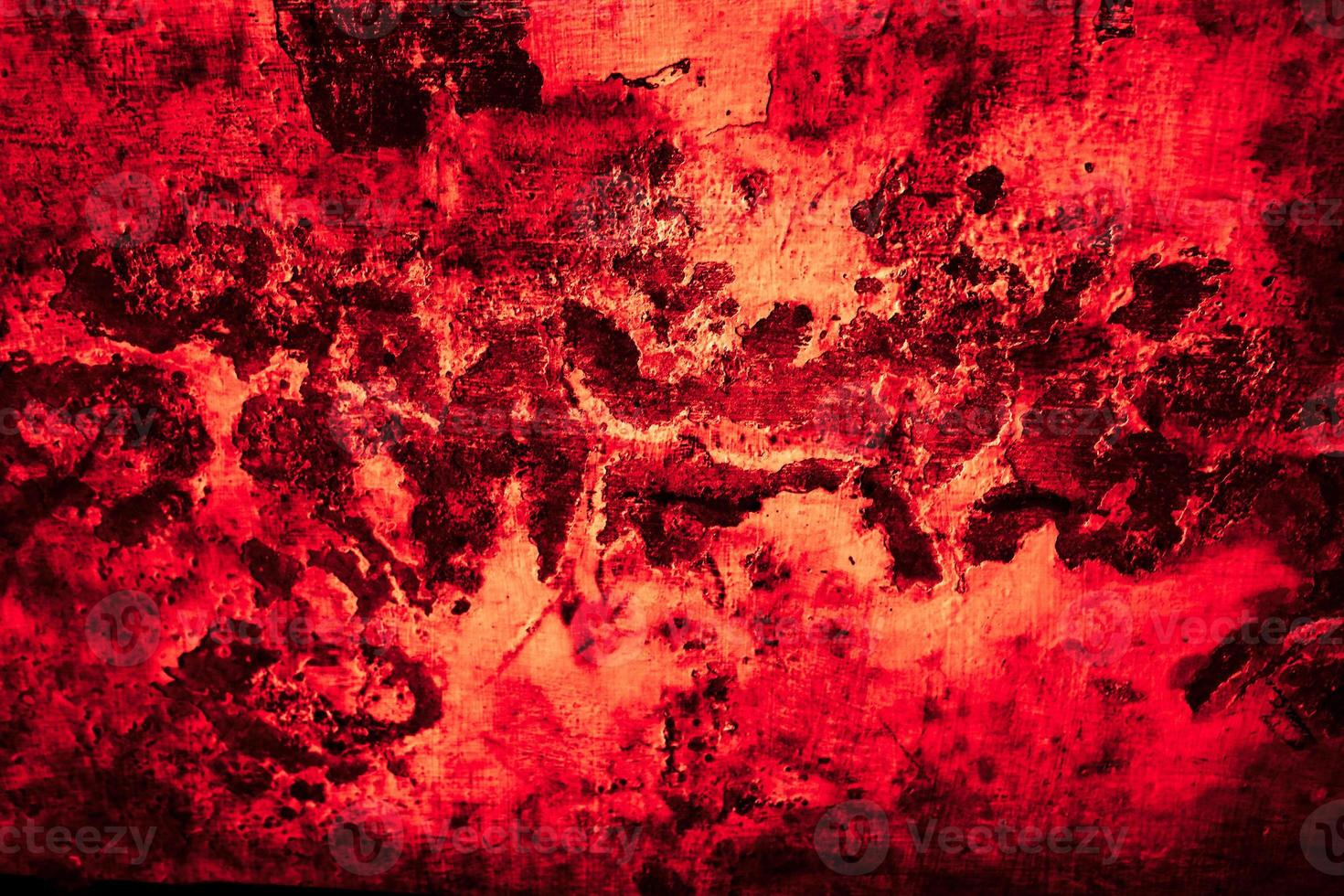 Fondo de textura de cemento de hormigón de pared grunge rojo oscuro aterrador foto