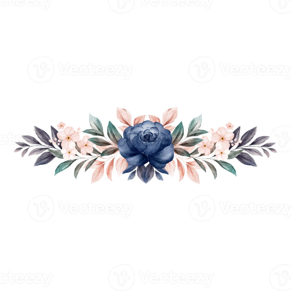 illustration de fleurs et de feuilles png