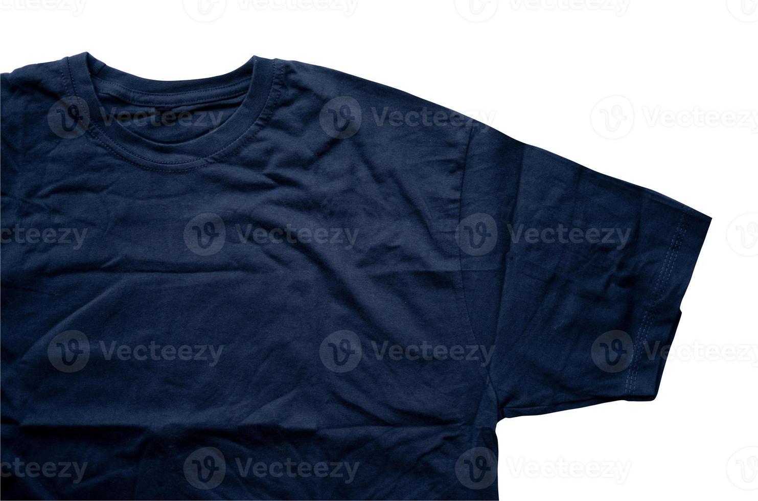 plain t-shirt for a mockup of design detail placement with a front view. photo