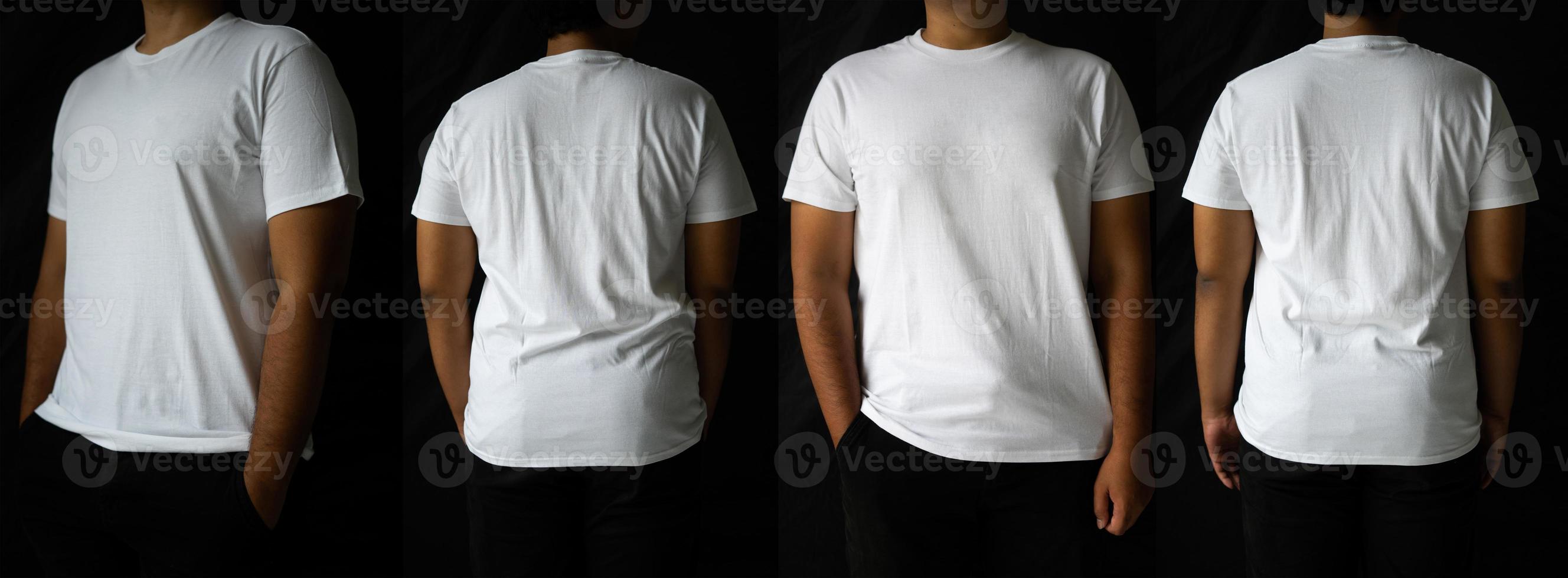 stylish men wear plain Tshirts for mockups. blank tshirt design
