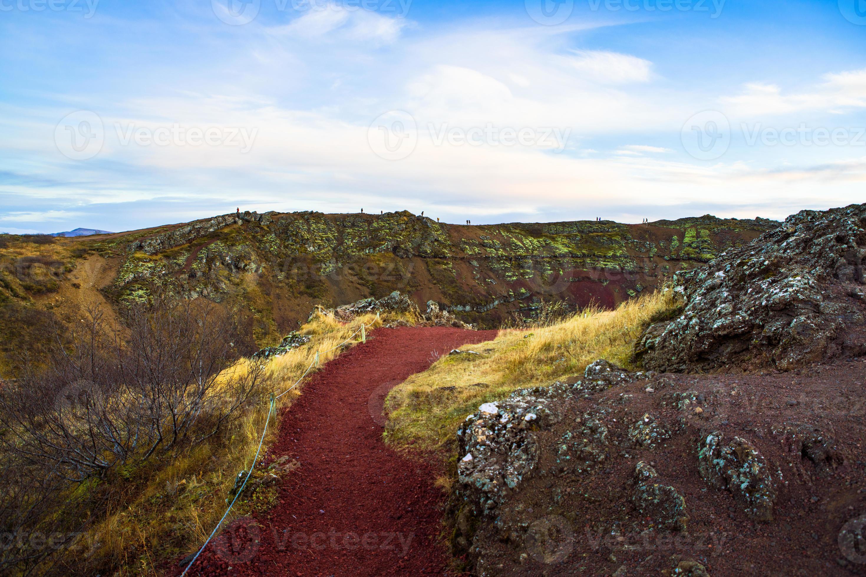 Kerith or Kerid, a volcanic crater lake located in the Grimsnes area in