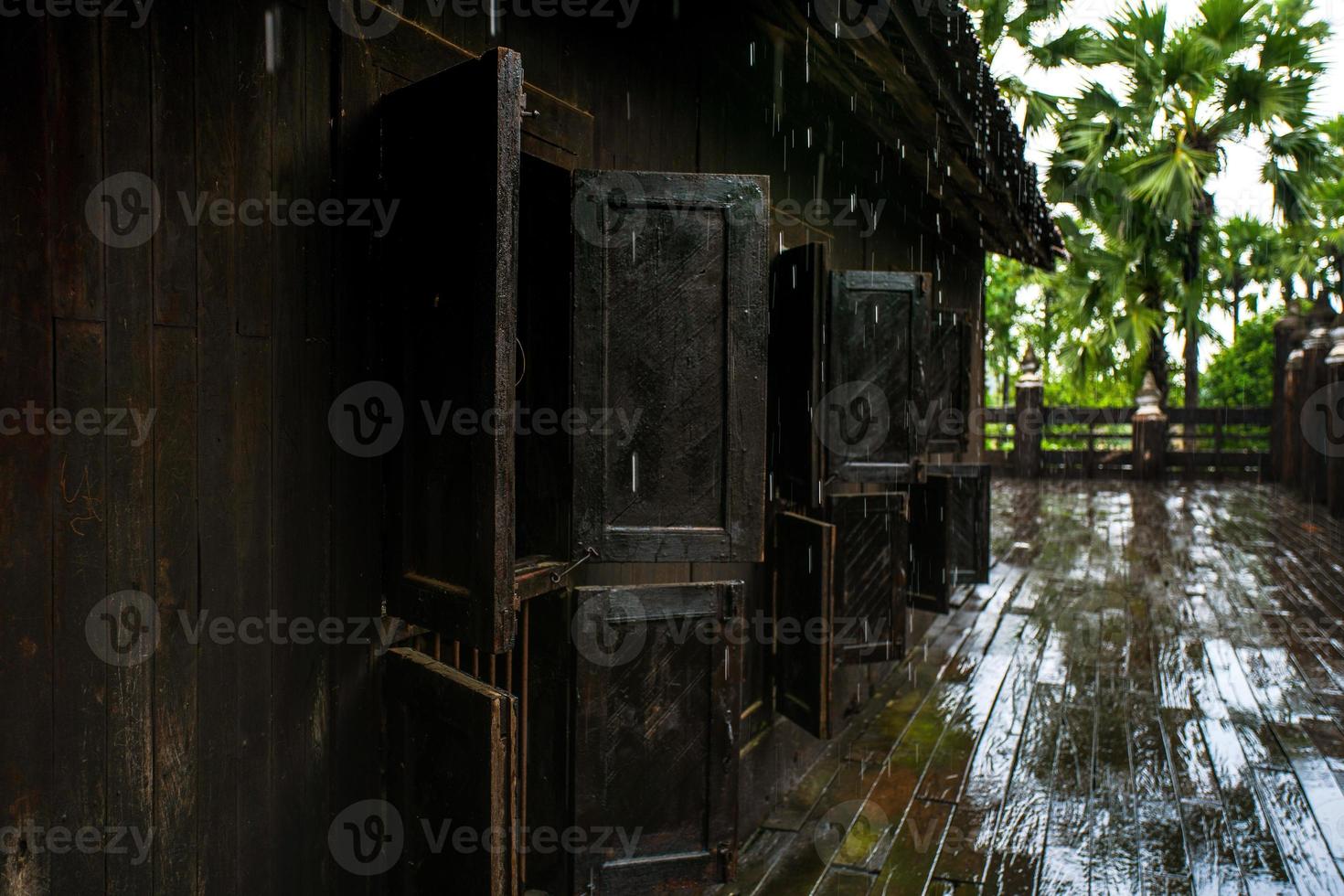 Bagaya Monastery, also known as Maha Waiyan Bontha Bagaya Monastery, a Buddhist monastery built on the southwest of Inwa Palace dedicated to Shin Dhammabhinanda, Inwa, Mandalay region, Myanmar photo