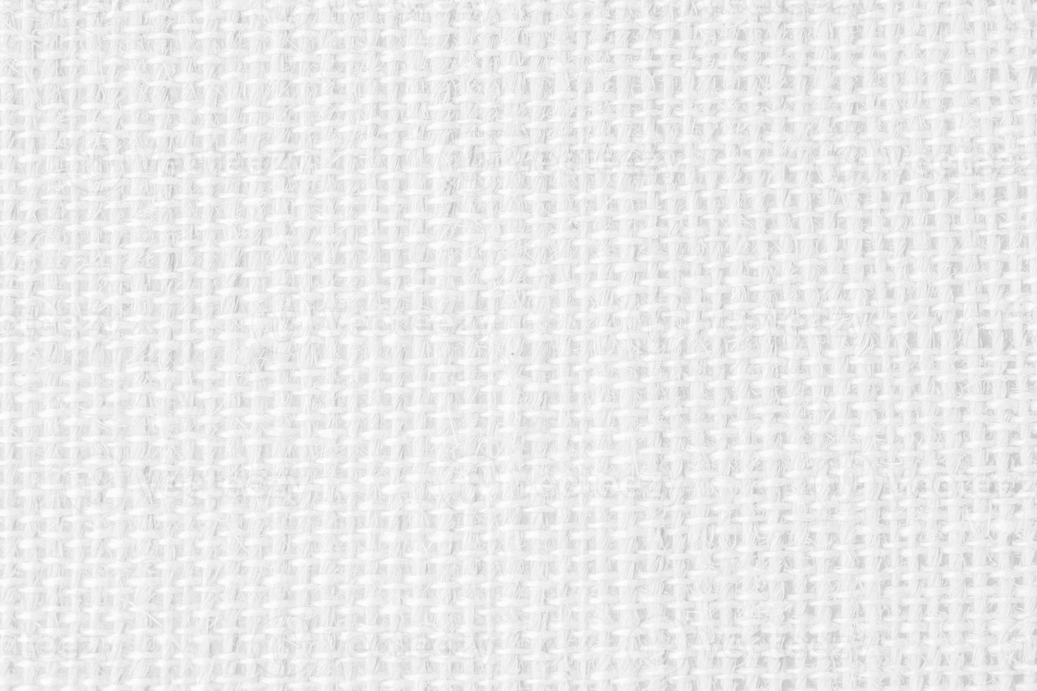 White linen canvas fabric texture background photo