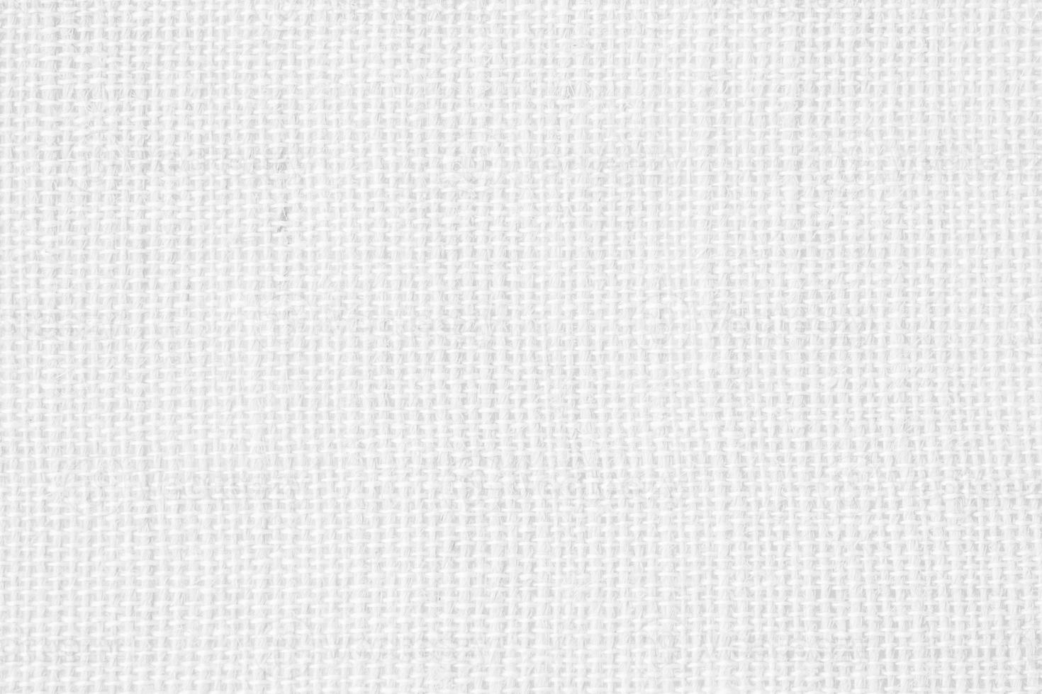 White linen canvas fabric texture background photo