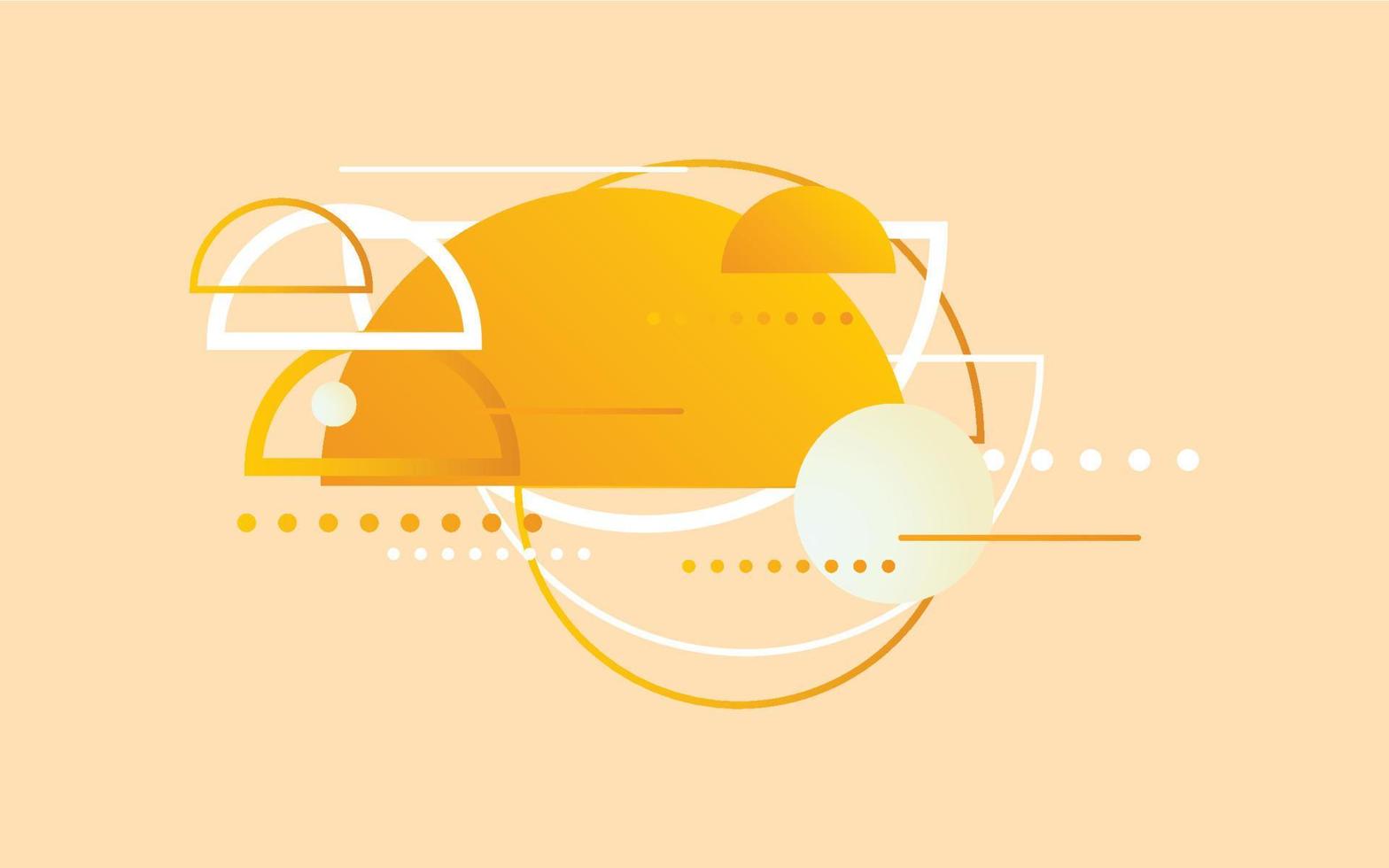 Abstract modern Orange background gradient color. Vector illustration