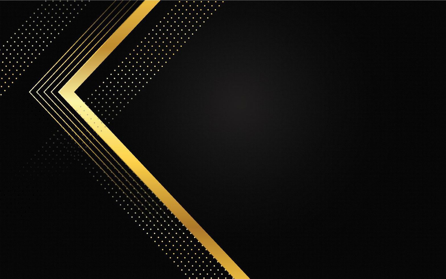 golden thread on black background vector