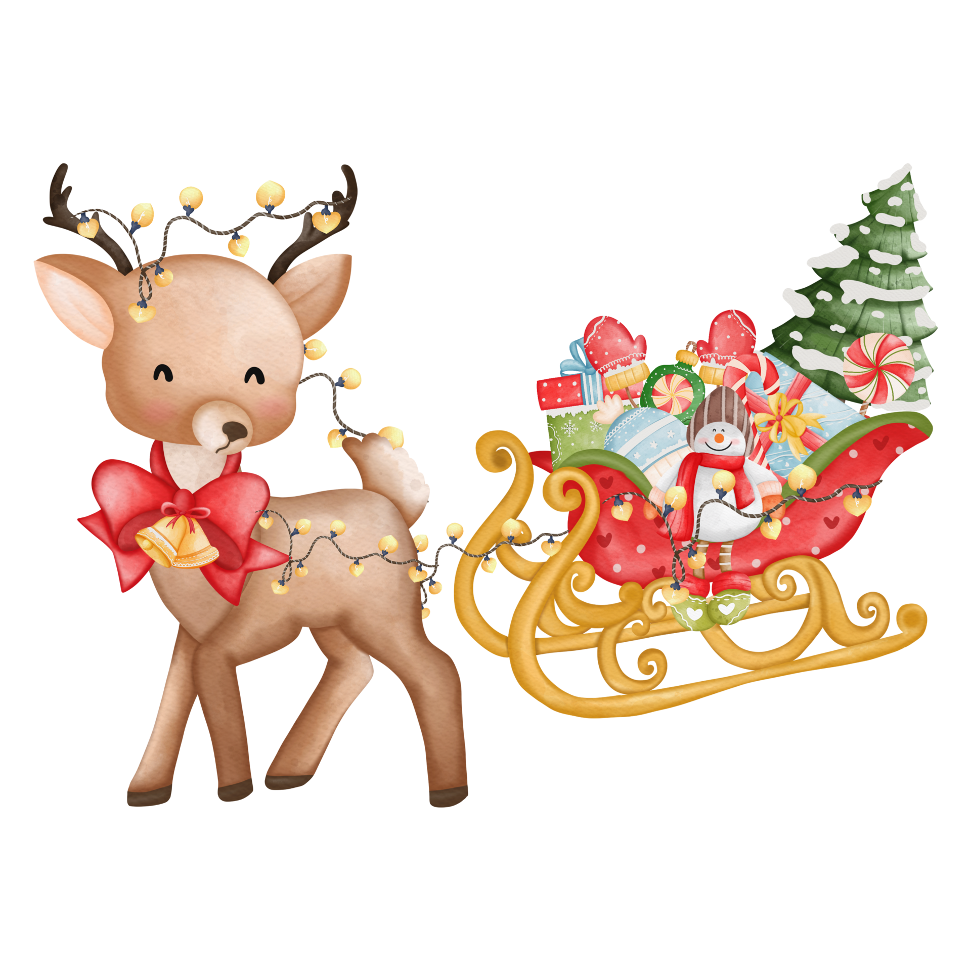 santa claus sleigh png