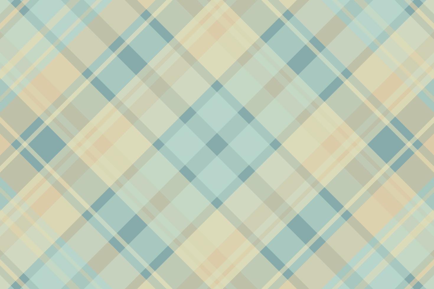 Tartan or plaid vintage color pattern. vector