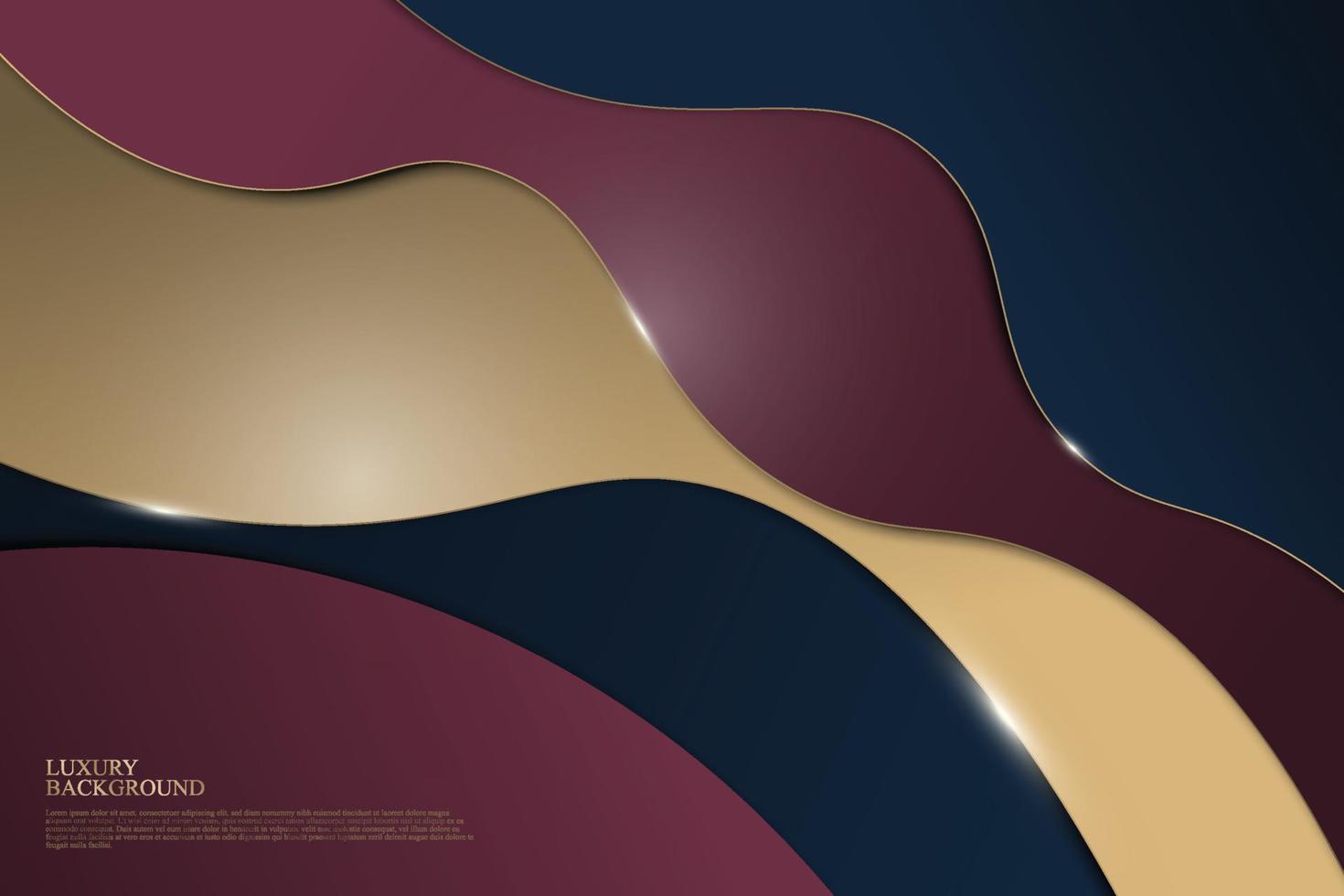 Luxury elegant curved background. vector