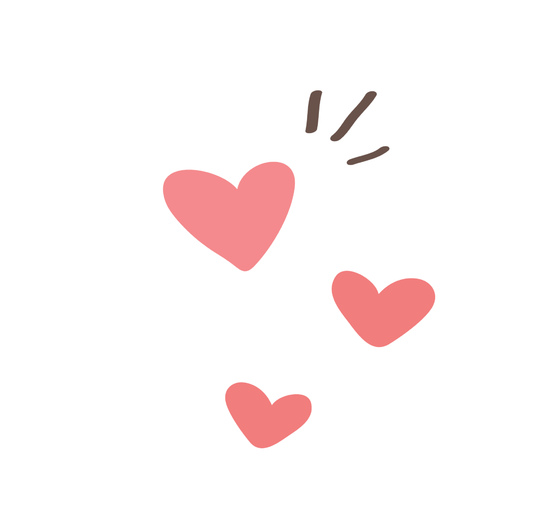 Free cute many heart 12664735 PNG with Transparent Background