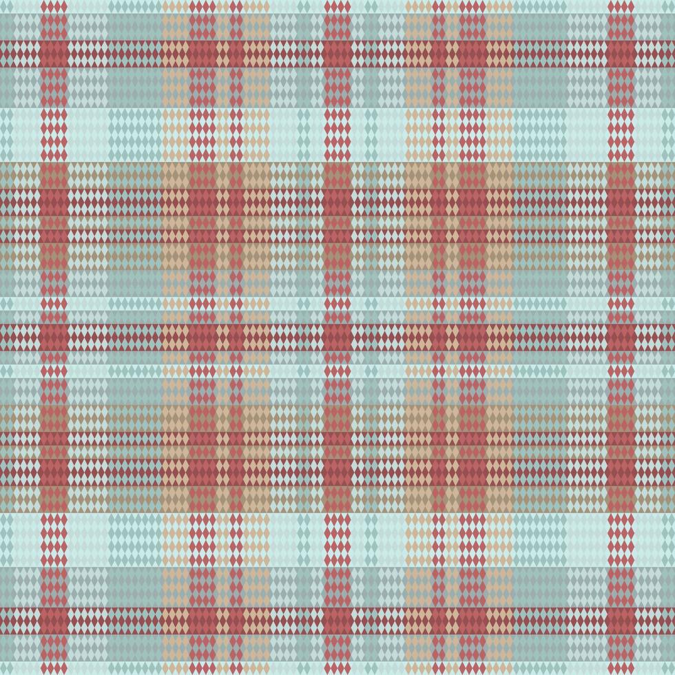 Tartan or plaid vintage color pattern. vector