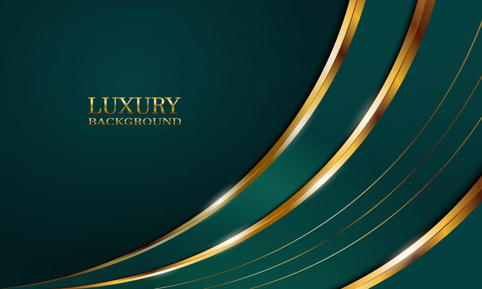 Luxury golden curved background. Vector. vector