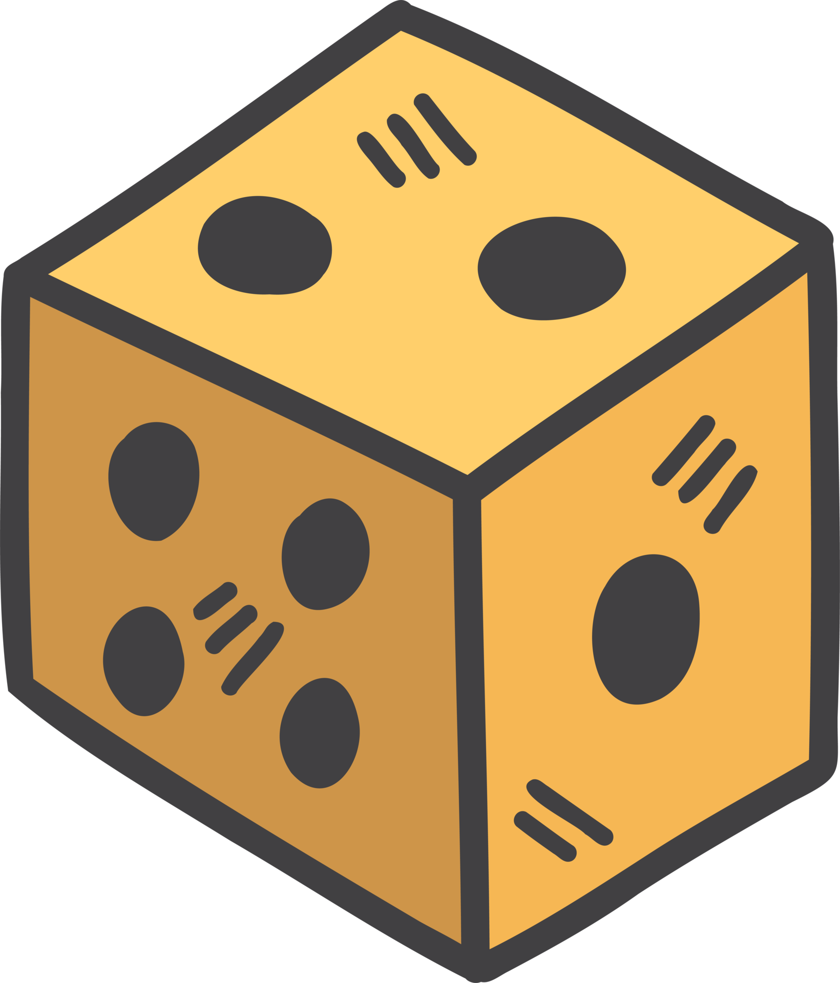 Hand Drawn cute dice illustration 12664923 PNG