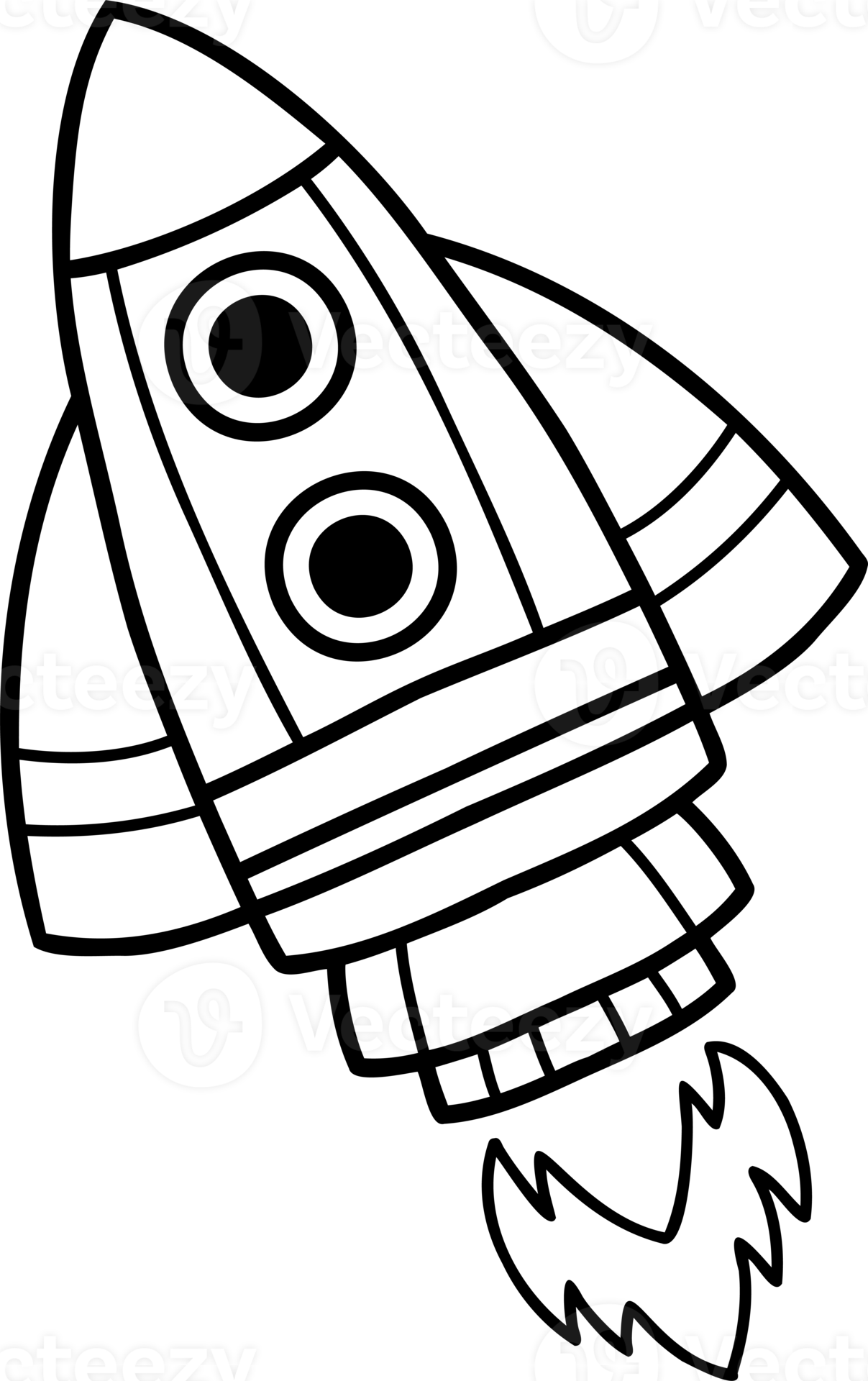 Hand Drawn rockets are flying into space illustration 12664953 PNG