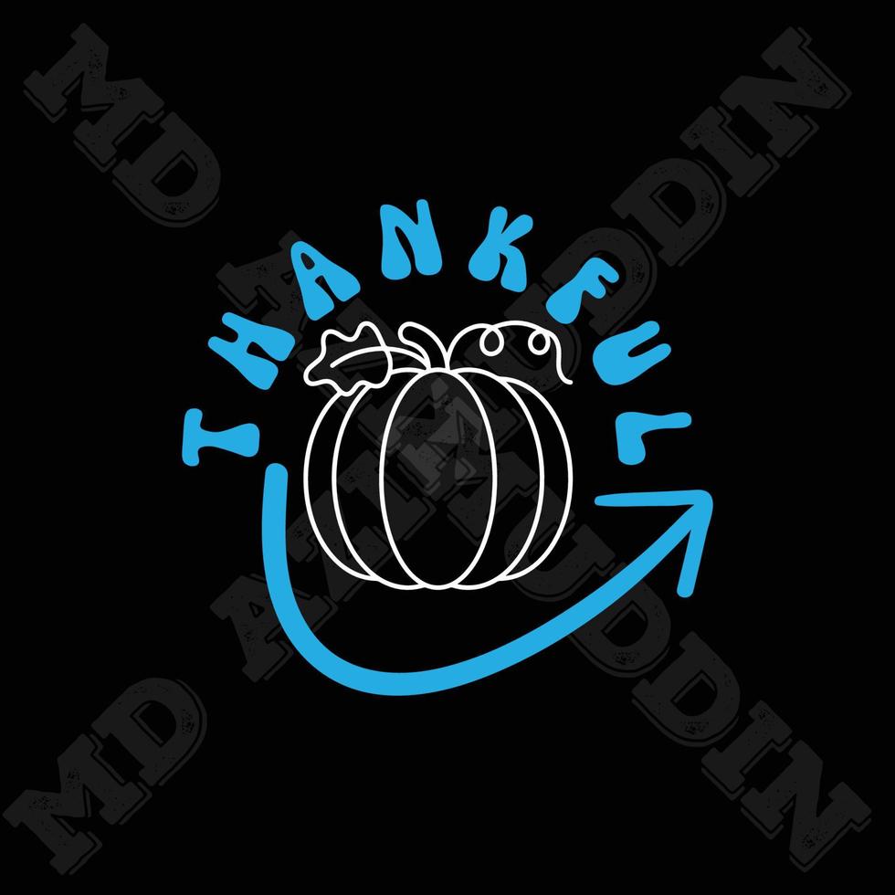 Thankful T shirt Design 12665077 Vector Art at Vecteezy