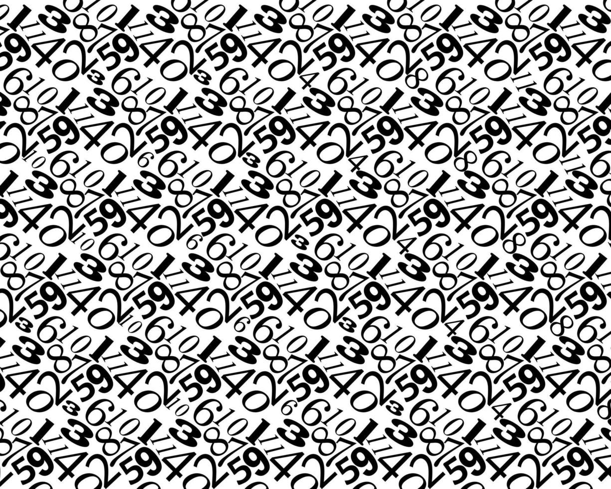 pattern from different figures on a white background vector