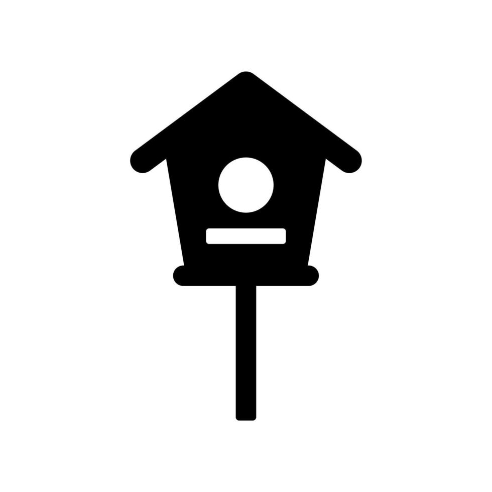 bird house icon vector