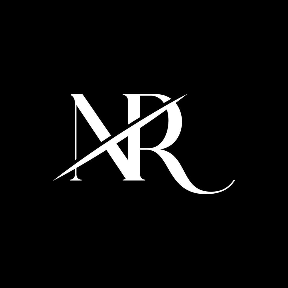 NR Logo Design Vector Pro Vector.