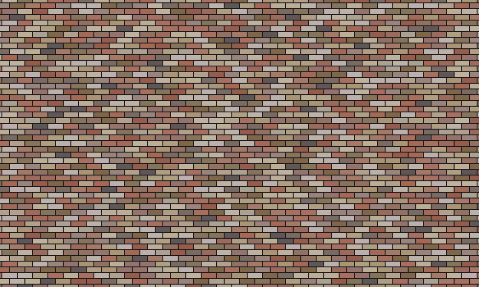 Grey brick wall background vector