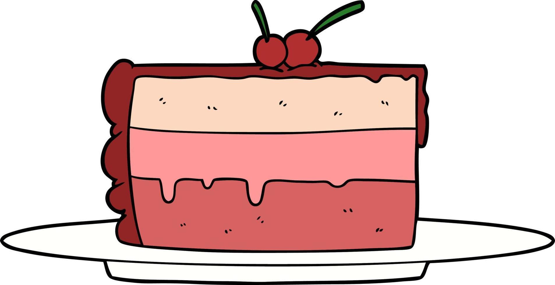 cartoon red velvet cake 12666224 Vector Art at Vecteezy