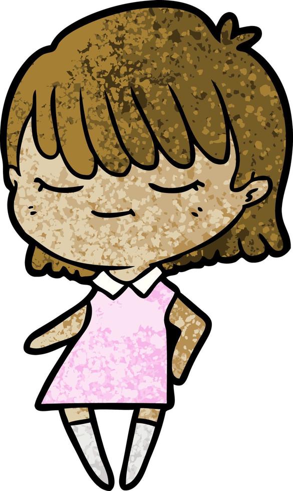 cartoon woman character vector