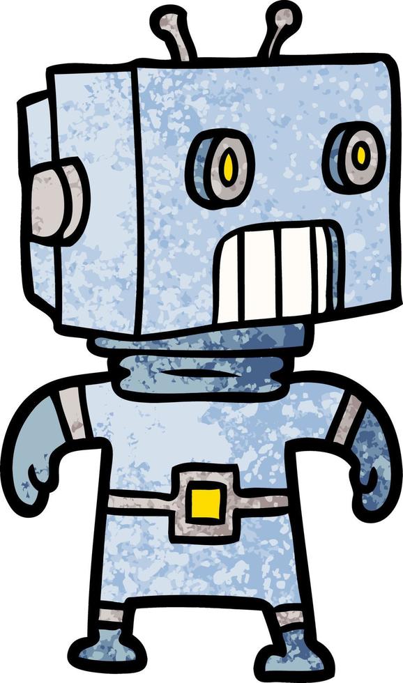 cartoon robot character vector